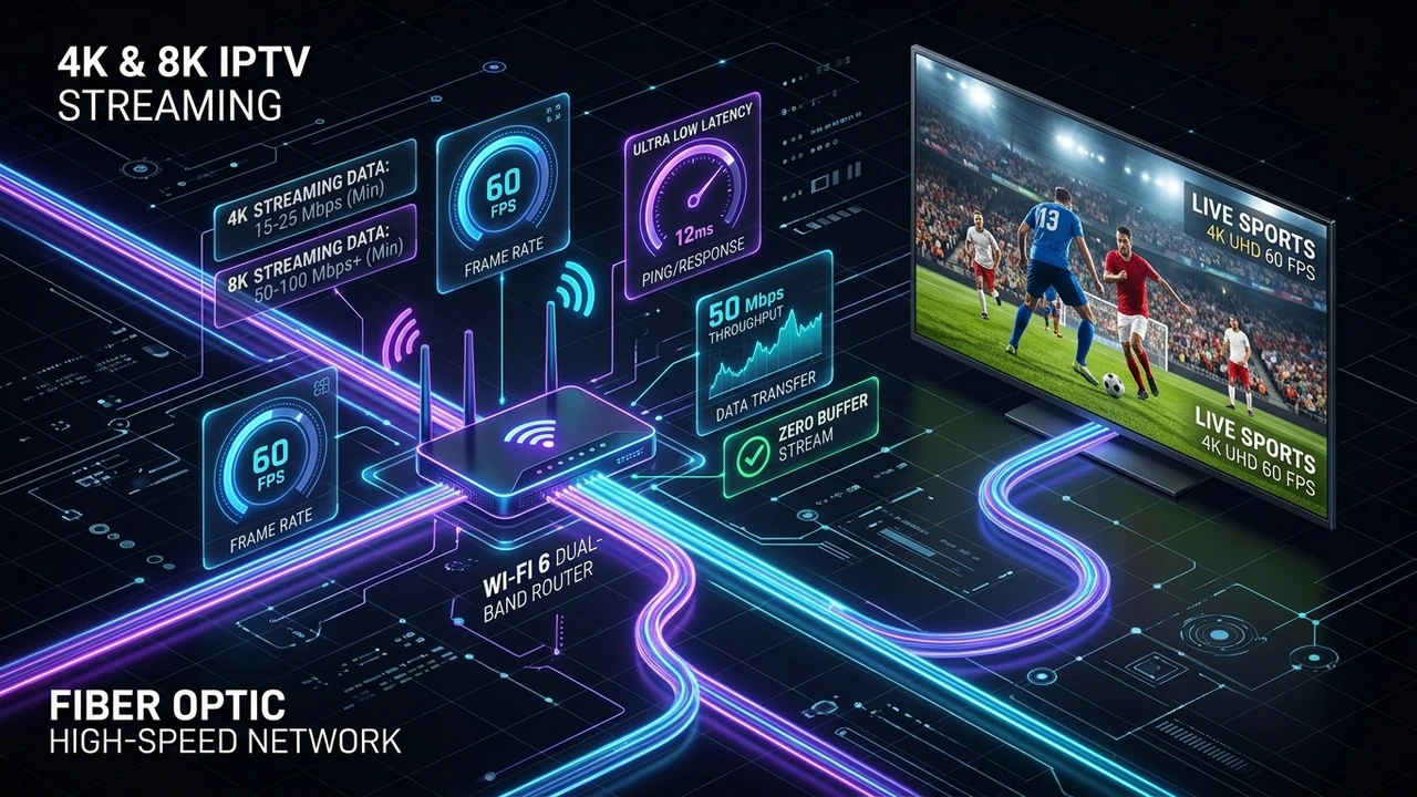 What Internet Speed Do You Need for IPTV in 2026? Complete Bandwidth, Latency & Optimization Guide