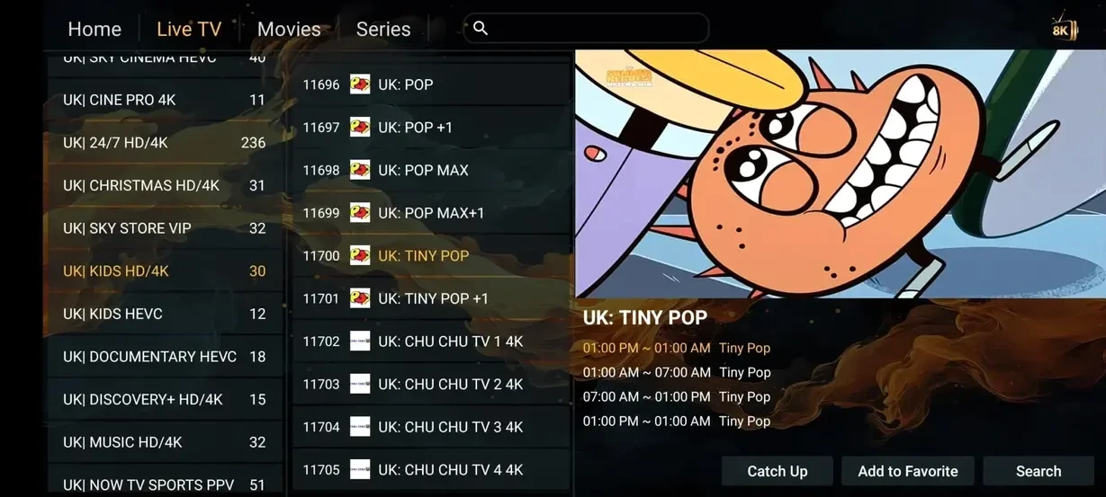 NixaTV 4K Movie & TV Series Streaming - 10 NixaTV 4K VOD & Cinema Streaming Preview - 10